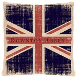 18" Downton Abbey British Union Jack Decorative Square Throw Pillow