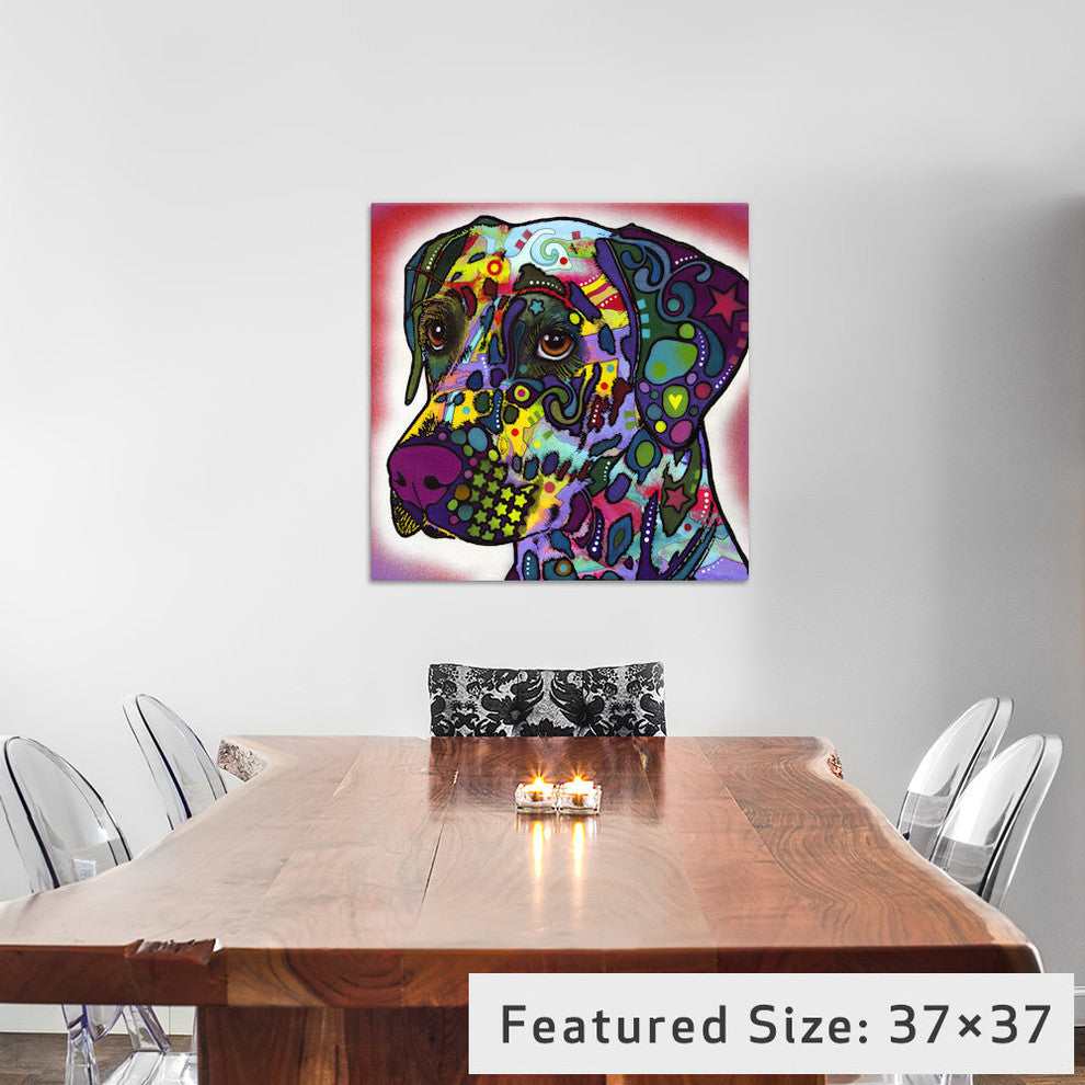 "Dalmatian" Wrapped Canvas Art Print, 12x12x1.5