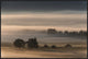 "Dense Fog Over The Moos" Framed Canvas Giclee by Nina Pauli, 37x25"