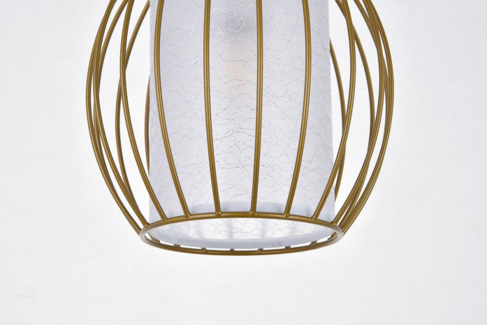 Melanie 1-Light Brass Pendant