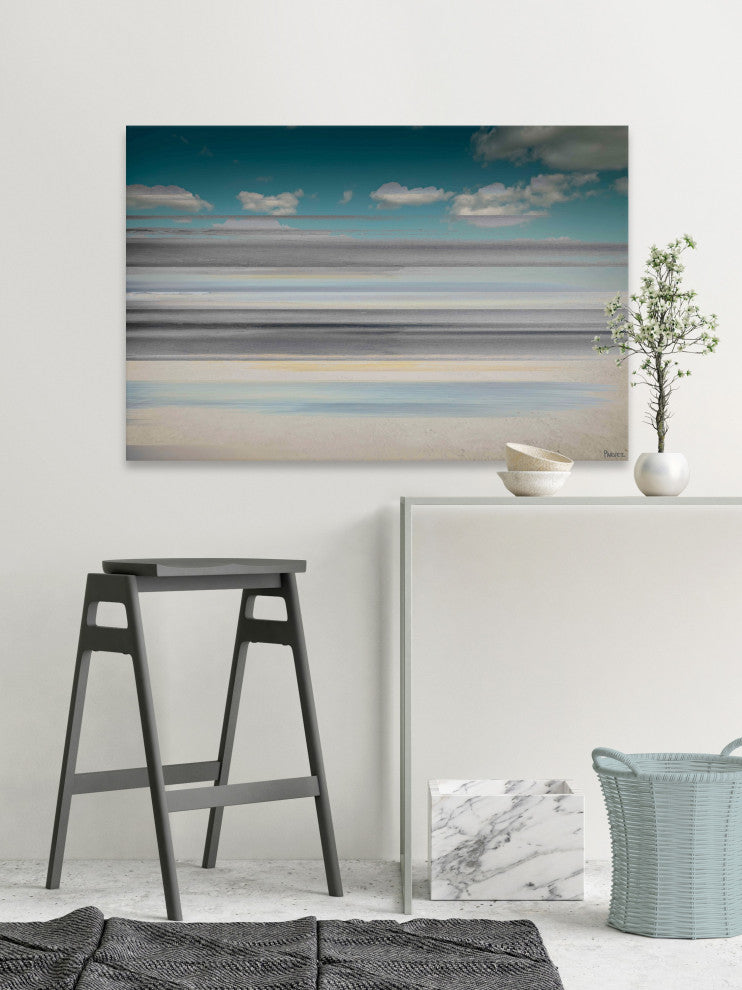 "Cloudy Day" Print on Canvas, 24"x16"
