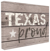 Stupell Industries Texas Proud Typography Lone Star, 24 x 30