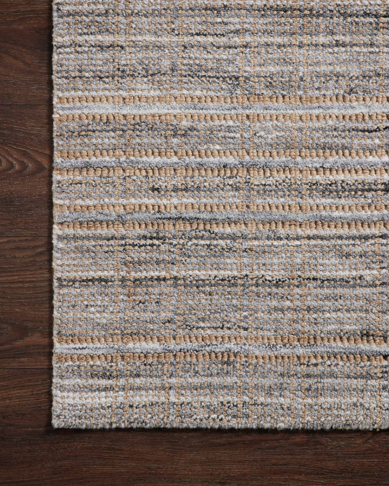 Loloi Jamie Natural / Slate 4'-0" x 6'-0" Area Rug