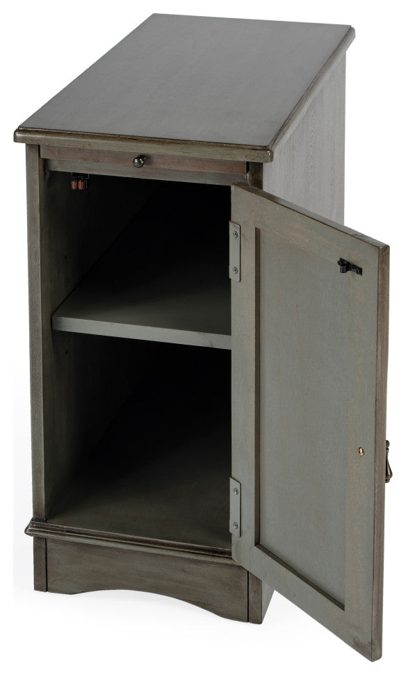 Butler Harling Silver Satin End Table