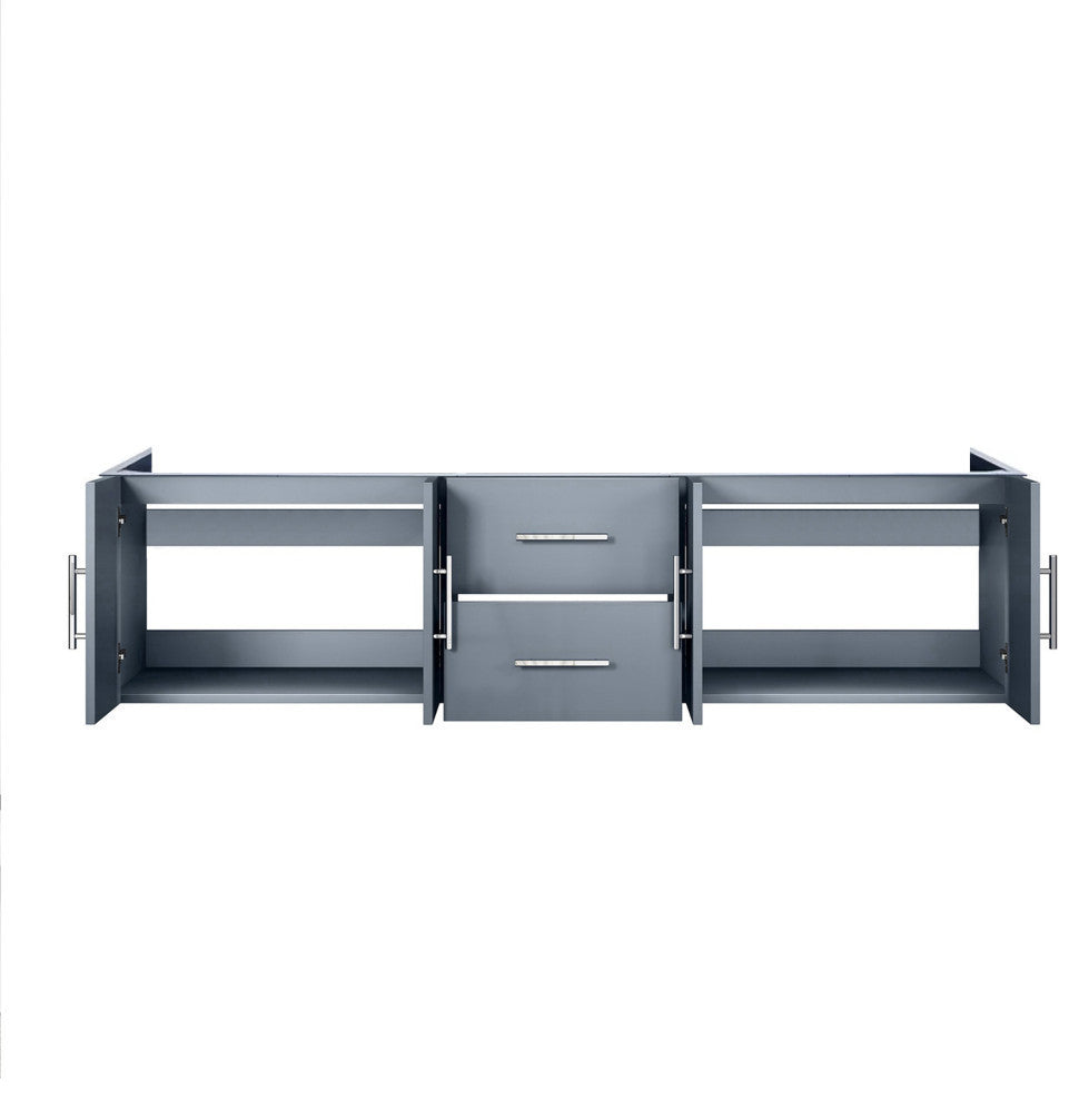 Geneva Transitional Dark Grey 72" Vanity Cabinet Only