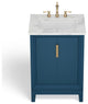 The Ezra Bathroom Vanity, Monarch Blue, 24", Single Sink, Freestanding
