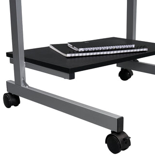 Techni Mobili Compact Computer Desk Graphite