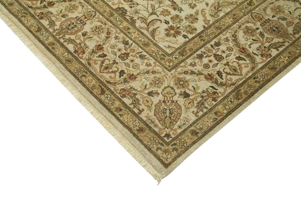 Rug N Carpet - Hand-Knotted Oriental 9' 0" x 12' 0" Decorative Oushak Area Rug