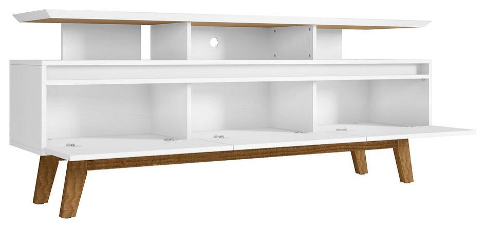 Yonkers 70.86 TV Stand in White