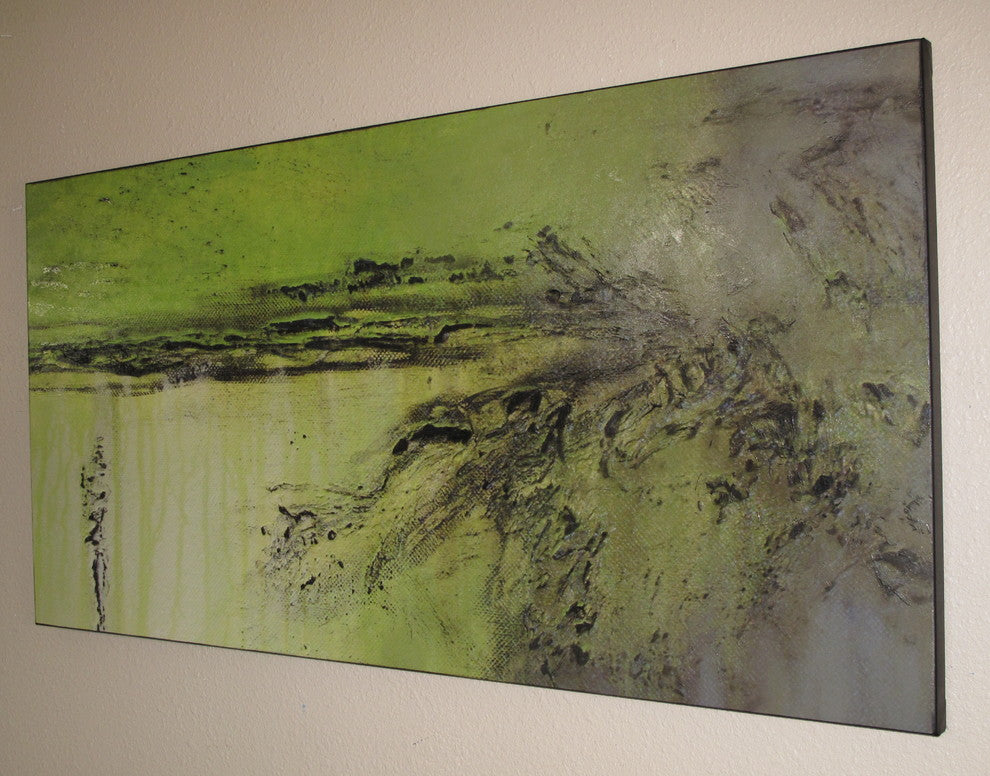 Abstract Modern Canvas Painting Limited Edition 60" x 30" by ELOISExxx