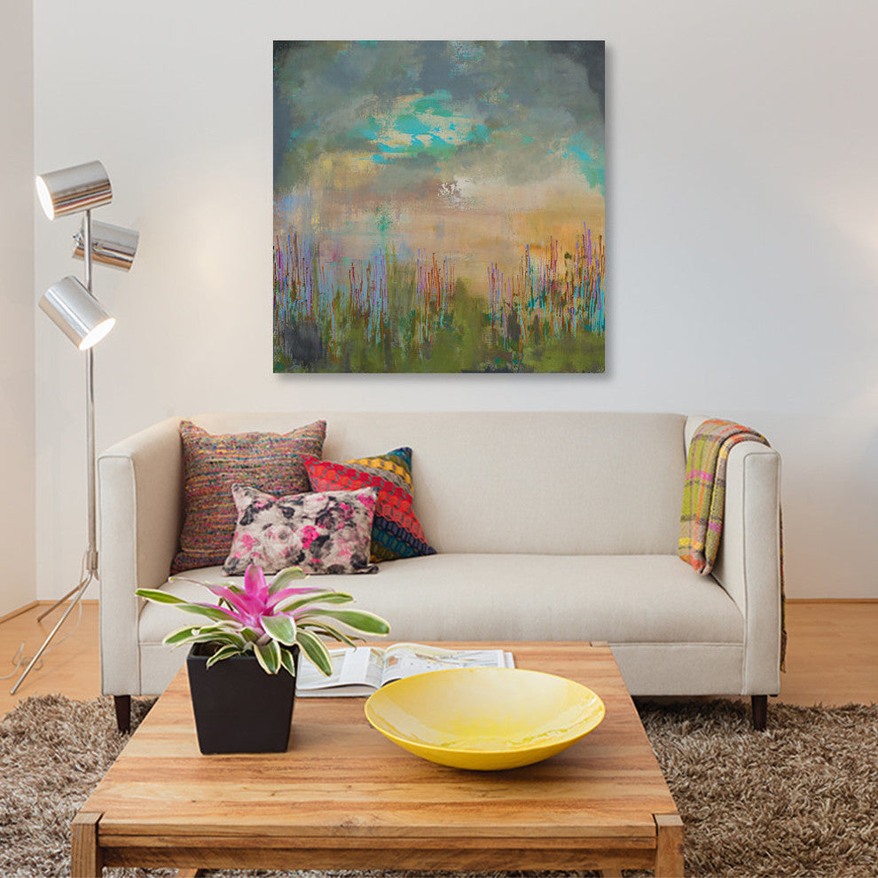 "It Goes On Like This Forever" by Alicia Dunn, Canvas Print, 18"x18"