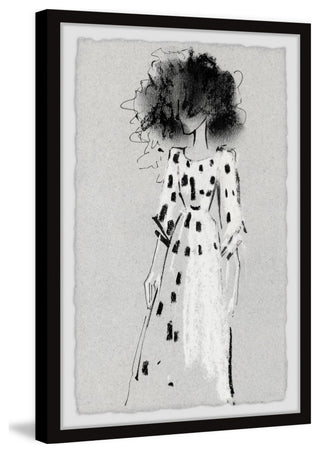 "Tangled Hair" Framed Painting Print, 20x30
