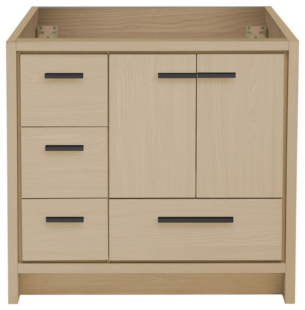 Virage 36 Freestanding, Bathroom Vanity, Oak Cabinet