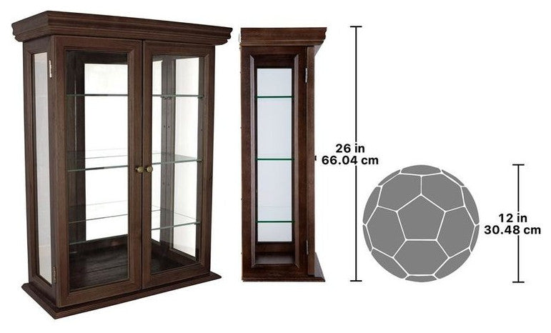 Tuscan Wall Curio Cabinet