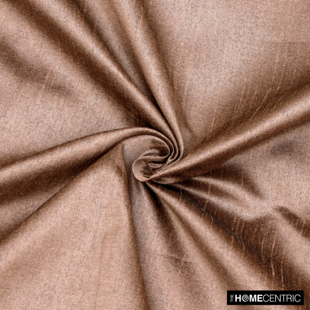 Copper Art Silk Fabric By The Yard, 6 Yards For Curtain, Dress Wholesale