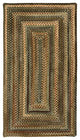 Capel Eaton Green 0442_200 Braided Rugs - 24" X 8' Runner Concentric Rectangle