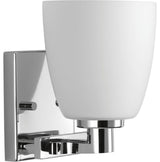 Fleet 1-Light Bath Light, Polished Chrome
