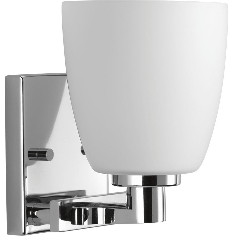 Fleet 1-Light Bath Light, Polished Chrome
