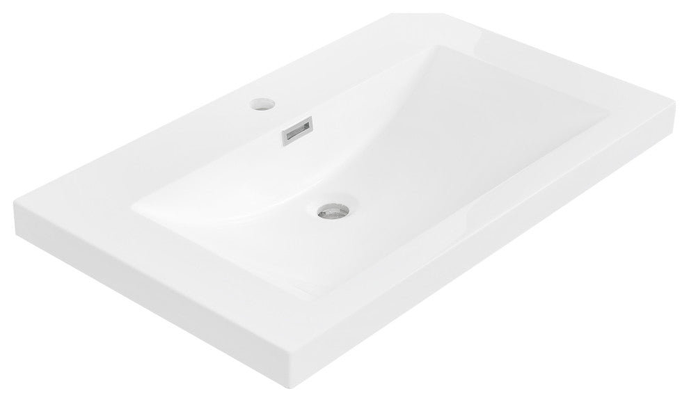 35" Solid Surface Resin Streamline K-0818-35 Vanity Top
