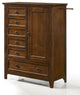 San Mateo Youth 6-Drawer Transitional-Style Tuscan Chifferobe, Tuscan