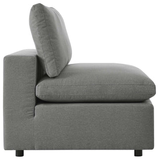 Commix 4-Piece Outdoor Patio Sectional Sofa Charcoal -5580