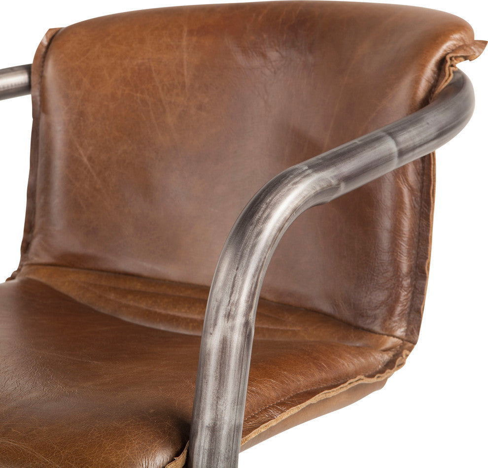 Chiavari Leather Chair, Brown