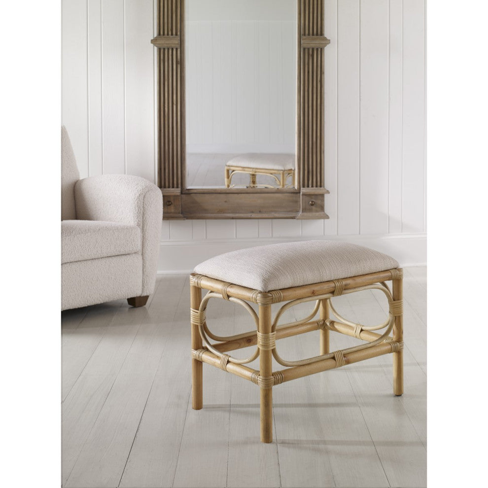 Uttermost Laguna Small White Bench 23668
