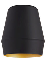Tech Lighting Allea Pendant, Black/Gold, 700TDALEBG