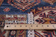 4' 1" X 5' 11" Super Kazak Geometric Handmade Wool Rug Q10265