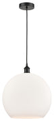 Innovations 616-1P-BK-G121-14 1-Light Pendant, Matte Black