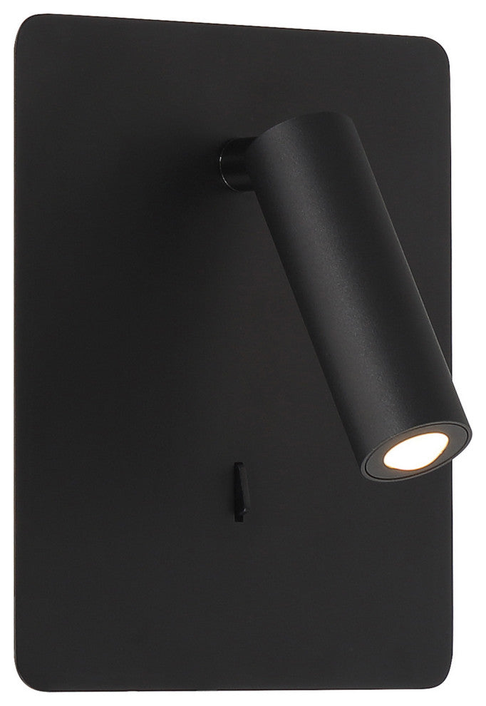 Villa LED Reading Light, Matte Black