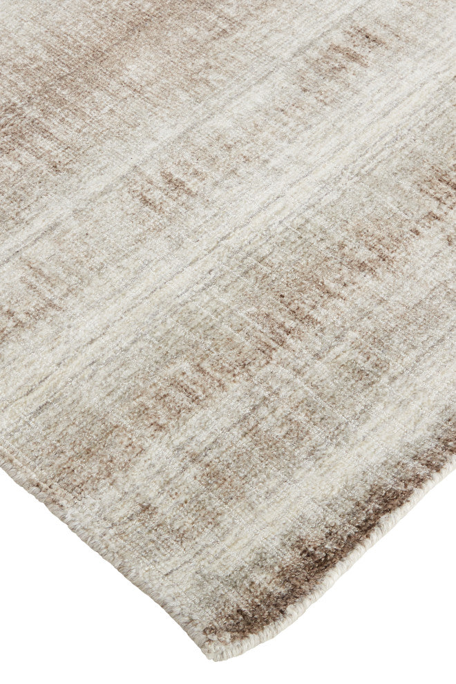 Weave & Wander Malana Rug, Chocolate Brown/Light Gray, 2ft x 3ft Rug