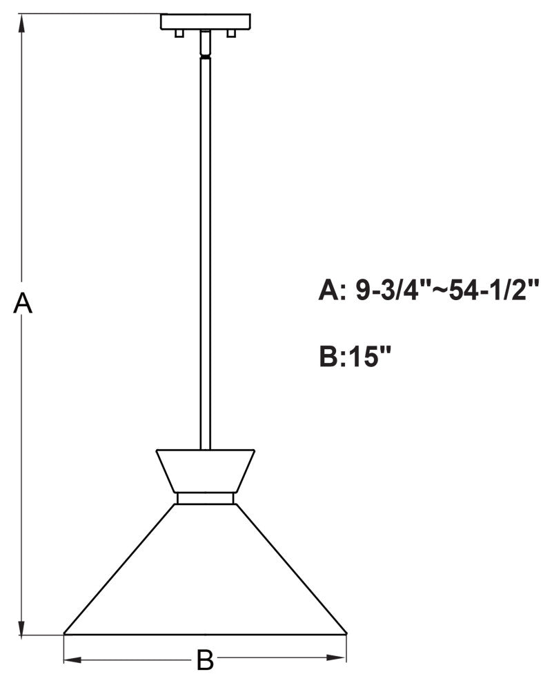 Racine 1 Light Matte Black and Gold Brass Mid-Century Modern Bowtie Pendant