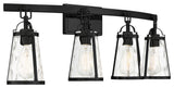 Albany 4-Light Black Bath Bar