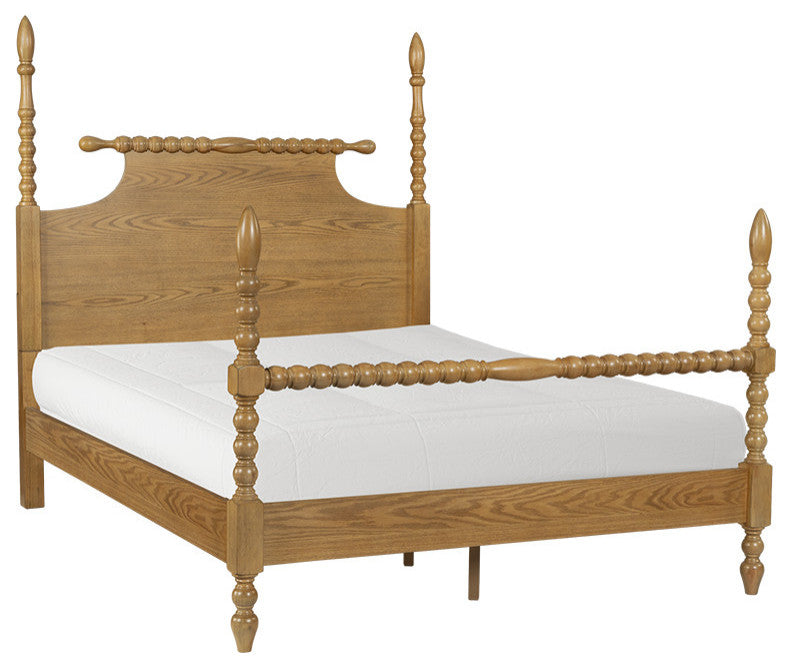 Madison Park Signature Beckett Bed Transitional Wood Bedframe