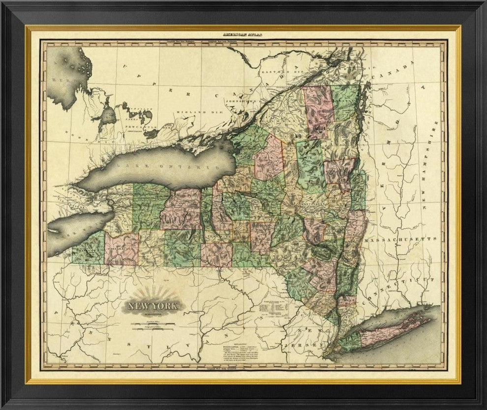 "New York, 1823" Framed Canvas Giclee by Henry S. Tanner, 34x29"