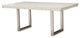 Aico Amini Menlo Station 7 PC Rectangular Dining Set in Eucalyptus