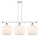 Innovations 516-3I-WPC-G651-12 3-Light Island Light, White, Polished Chrome