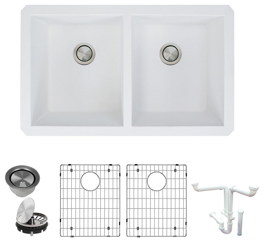 Radius Granite 31" Undermount Kitchen Sink Kit