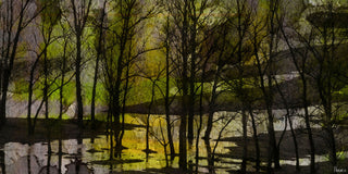 "Great Hill" Fine Art Canvas Print, 36"x18"