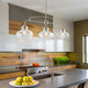 Kira Home Harlow 38" Farmhouse / Schoolhouse Island Light, Glass Shades