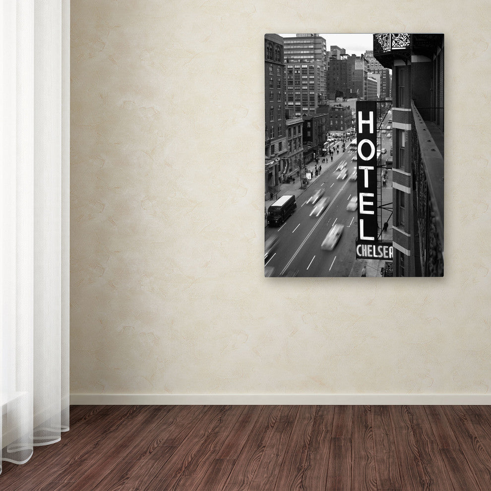 'Chelsea Black and White' Canvas Art by Chris Bliss