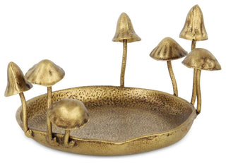 Qinrie Cast Iron Catchall Mushroom Tray