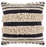 Helena Pillow, Charcoal, 20"x20", Cover Only