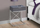 Accent Table, Lamp, Storage Drawer, Metal, Laminate, Grey, Chrome