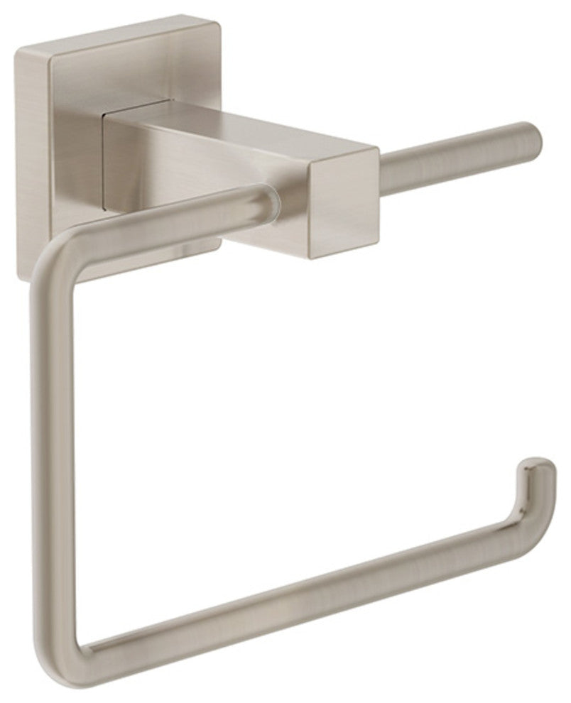 Duro Wall Mounted Toilet Paper Holder, Satin Nickel