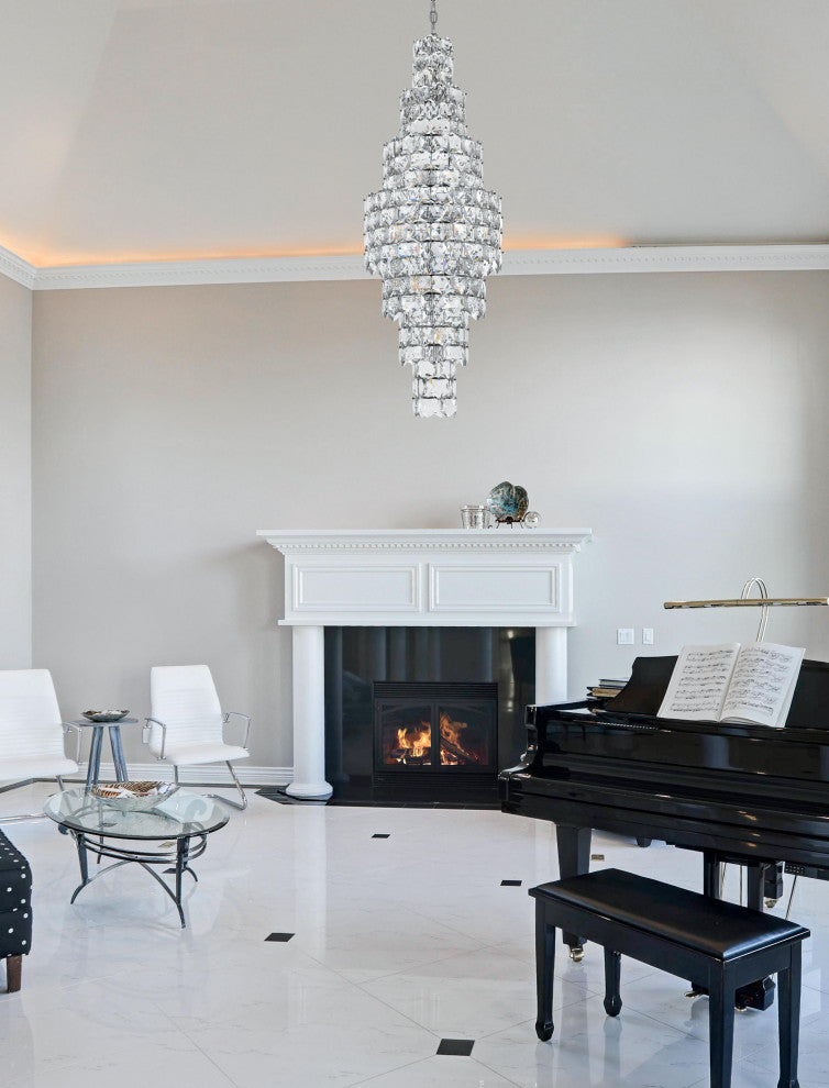 Home Living 24" Chandelier, Chrome