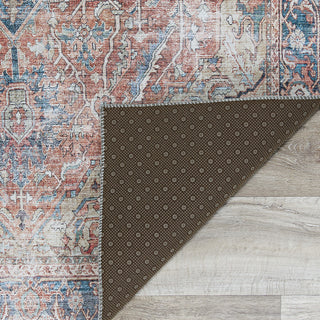 Couristan Pasha Antique Kashan Rust Area Rug, 5' X 8'