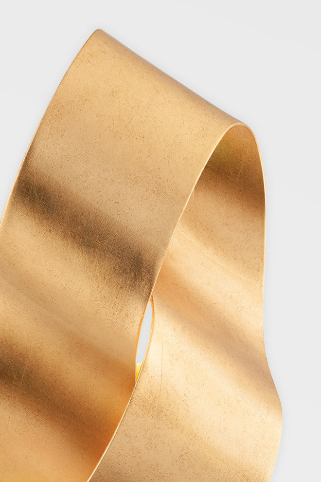 Corbett Lighting 327-01 Lazlo 15" Tall LED Wall Sconce - Vintage Gold Leaf