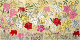 "Lilies" Painting Print on Wrapped Canvas